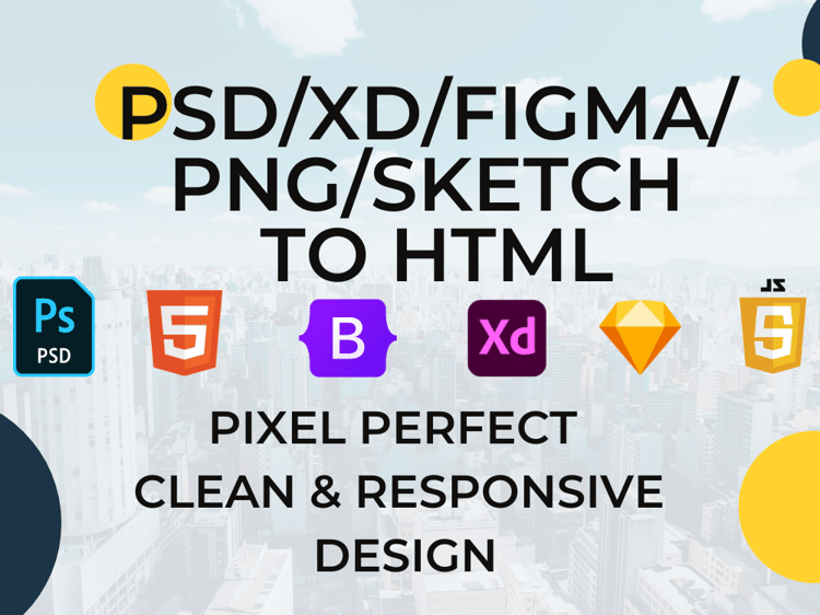 Psd to html,figma to html,xd to html,image to html, email template here