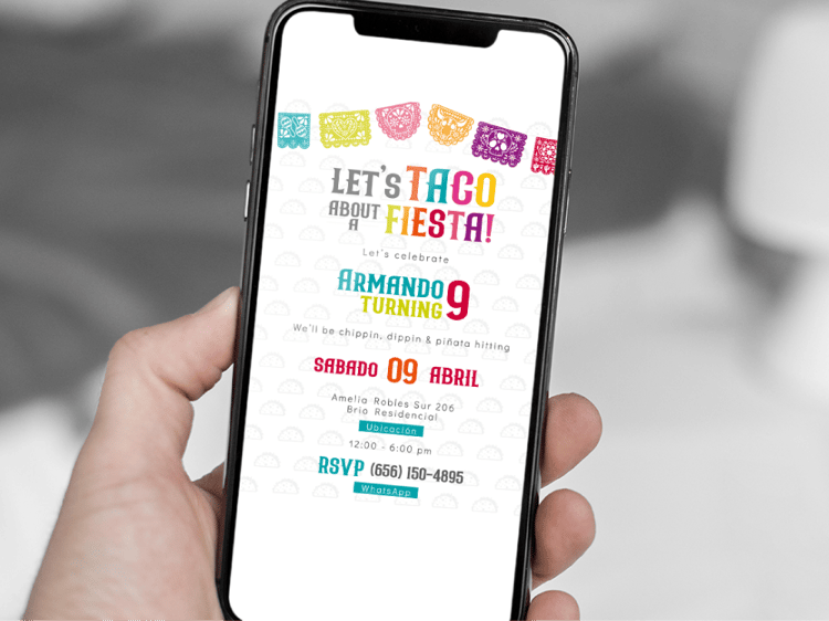 PDF Interactive digital invitations in English and Spanish | Upwork