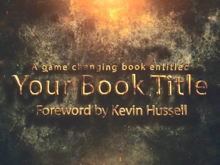A Epic cinematic book trailer promo video for you novel or fiction Upwork