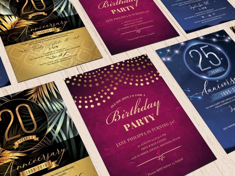 Any custom INVITATION for print and digital | Upwork