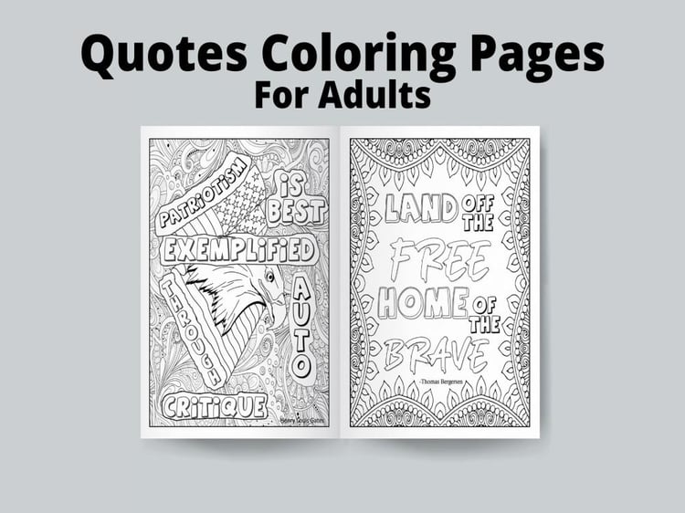 Custom adult quotes coloring pages for amazon KDP | Upwork