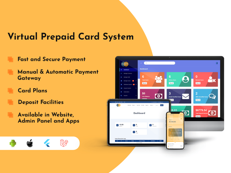 Your Own Virtual Prepaid Card Issuing Whole System Upwork