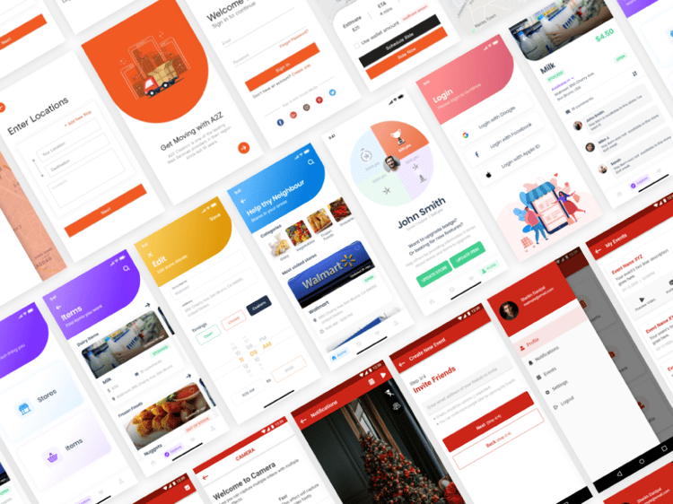 A stunning & eye-grabbing mobile app UI/UX design with FASTEST delivery ...