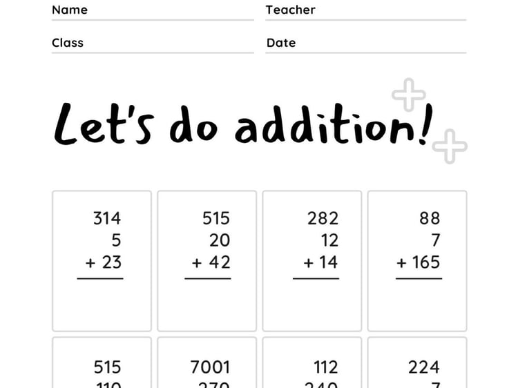 Maths worksheets for $5 | Upwork