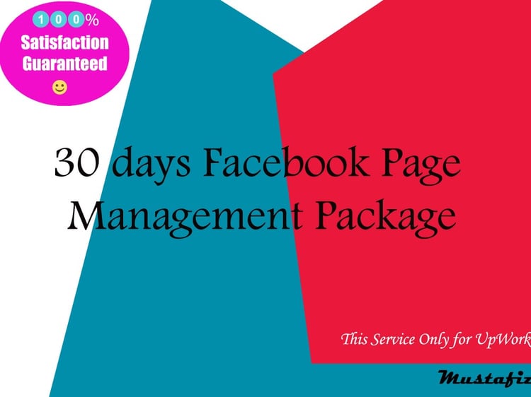 A Month Of Facebook Page Management Upwork