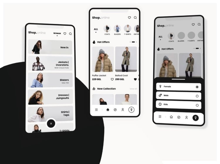 Mobile app UI UX design, mobile UI design, app design, and prototype ...