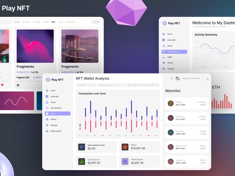Creative, ux ui of admin dashboard, website, mobile application | Upwork