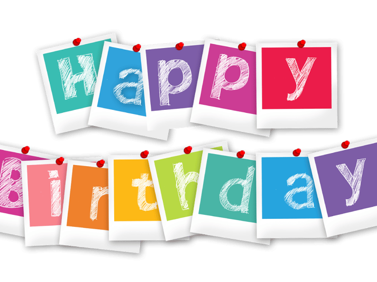 A printable "Happy Birthday" signage customized according to your theme ...