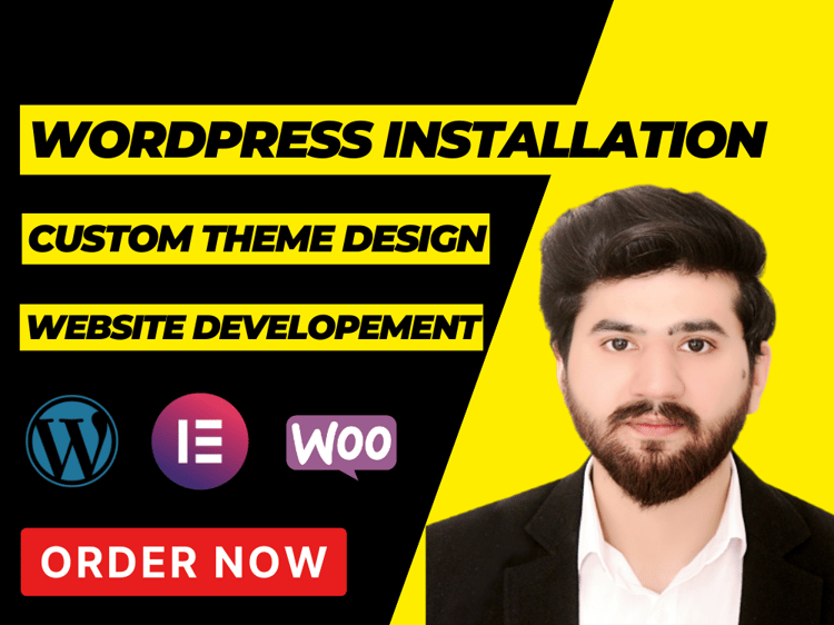 Wordpress installation theme setup with hosting and domain upwork