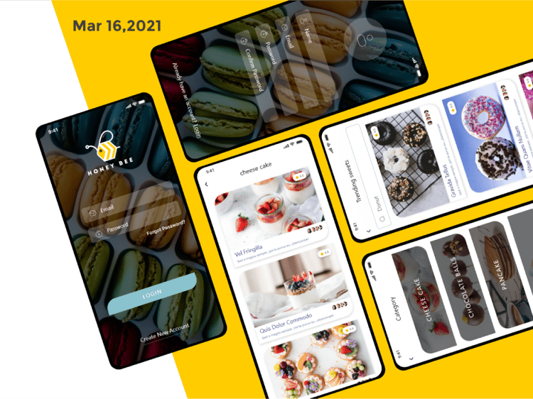 A professional and modern UX UI design for your mobile app in Adobe XD ...