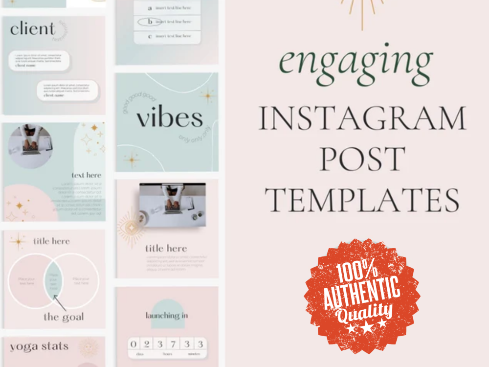 10 Instagram & Facebook posts design | Upwork
