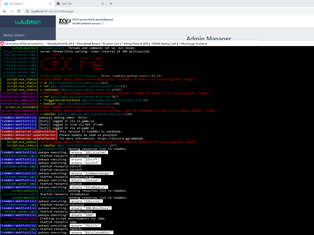 Install fivem server qb or esx add resources to your vps with database |  Upwork