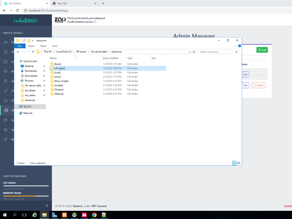 Install fivem server qb or esx add resources to your vps with database |  Upwork