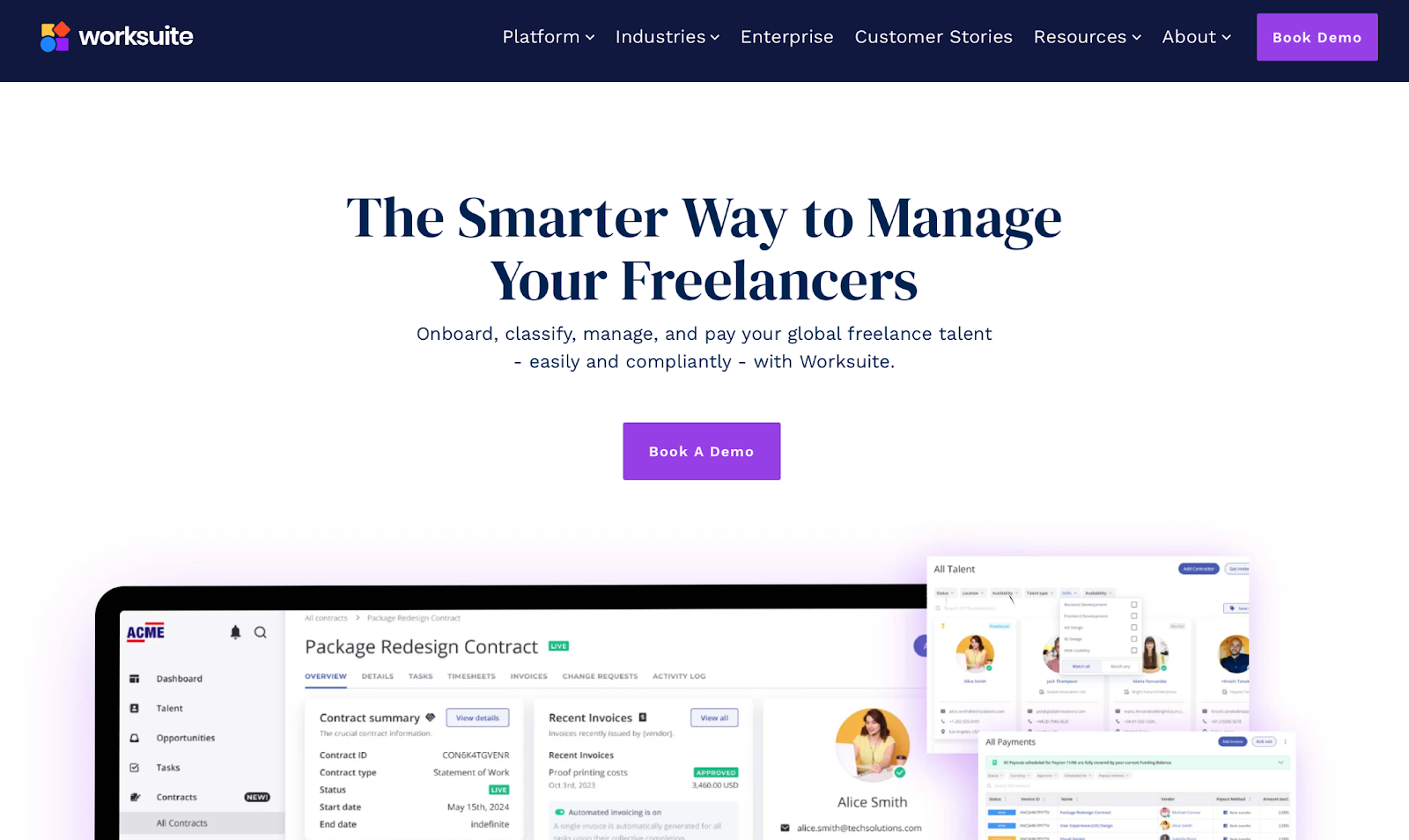 Worksuite: Best for automated freelancer onboarding