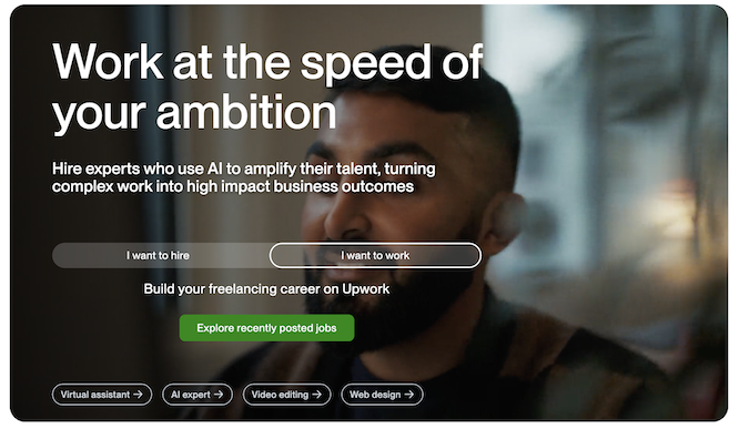 Upwork for freelancers