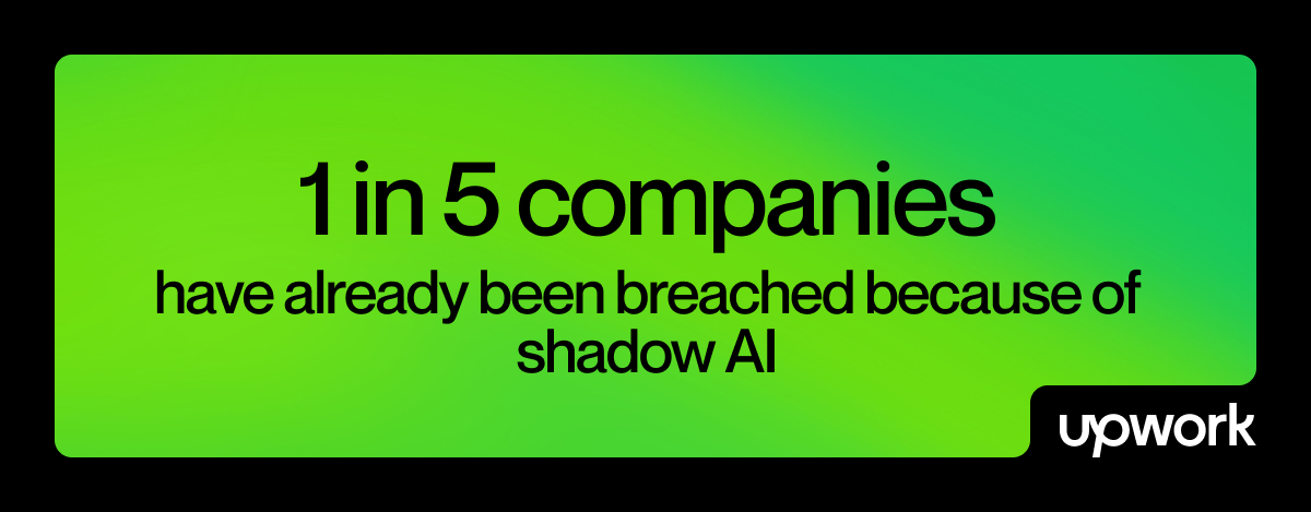 1 in 5 companies have already been breached because of shadow AI