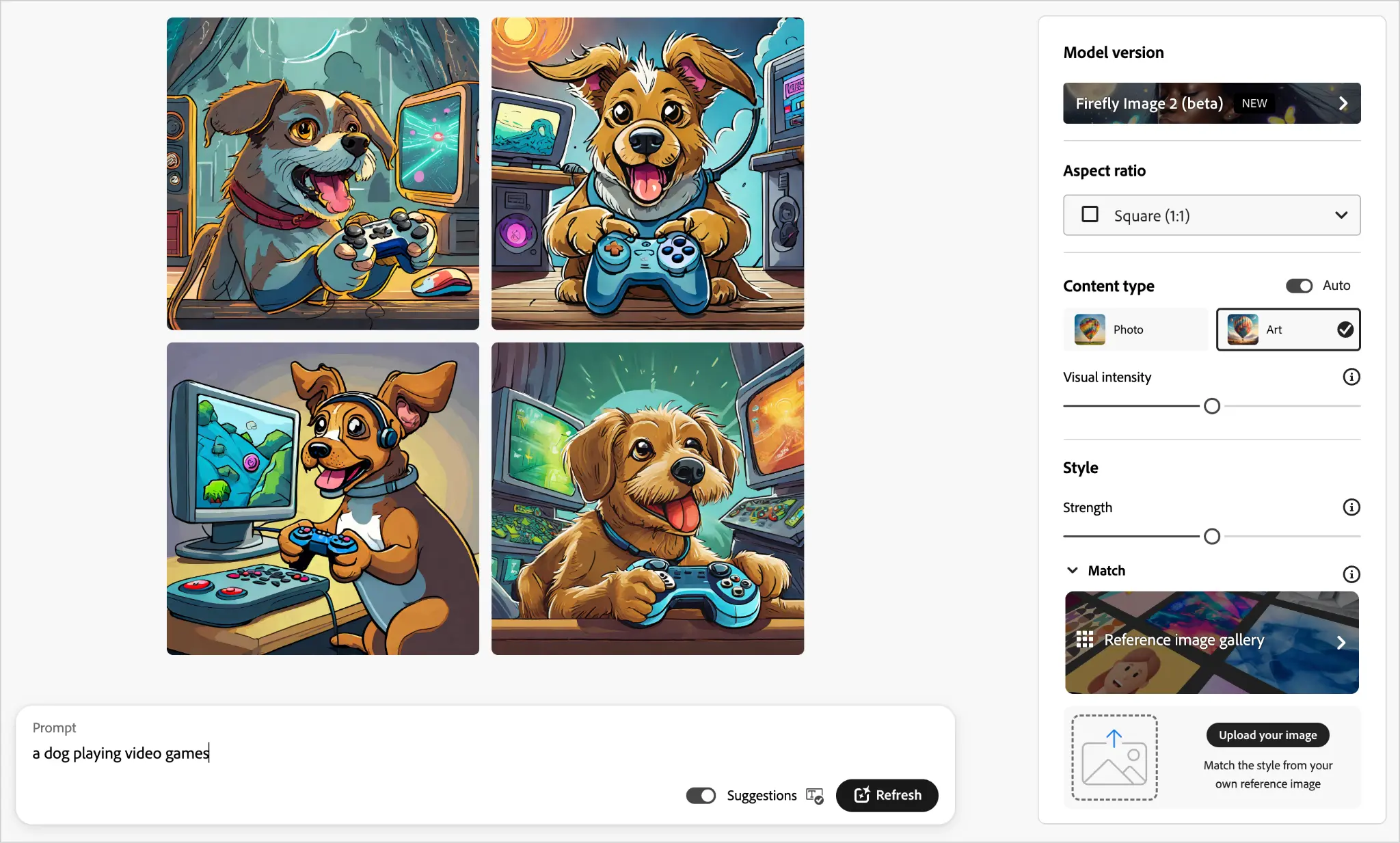 Dog playing videos games again