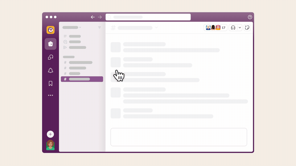 Slack Huddle Animation