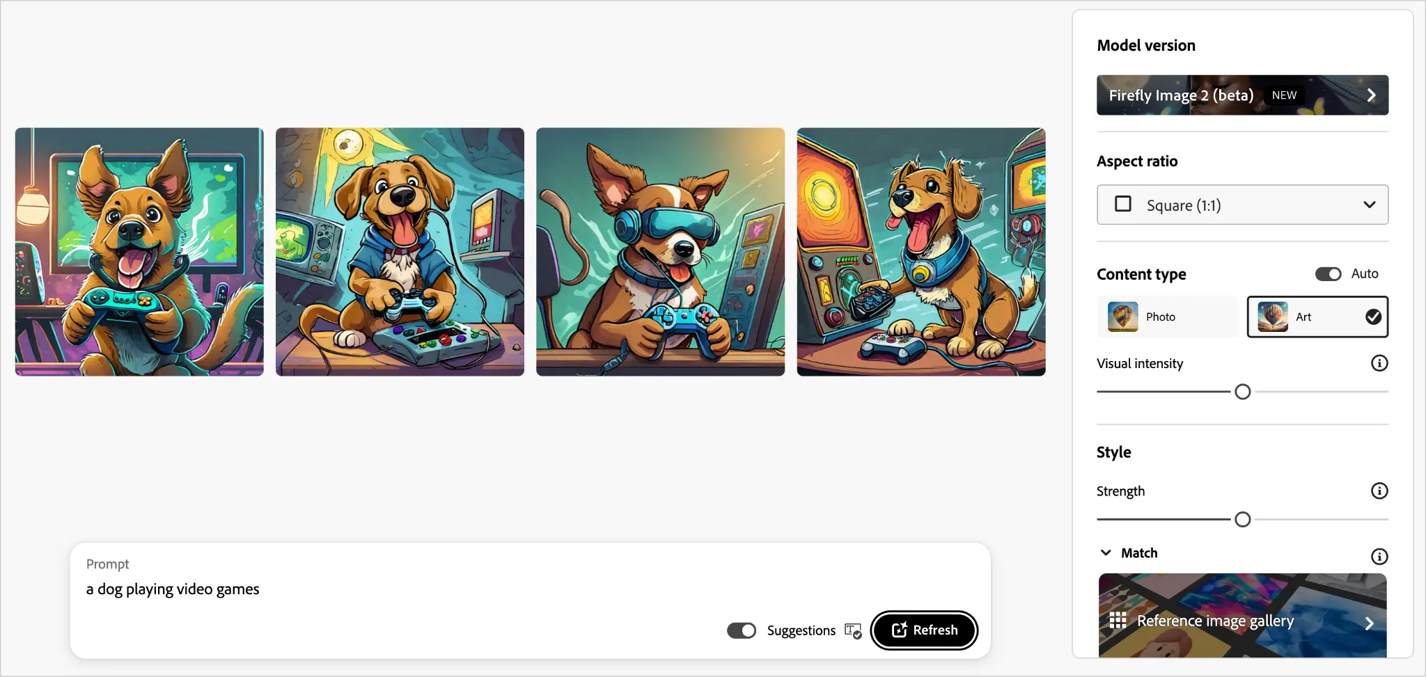 Dog playing games