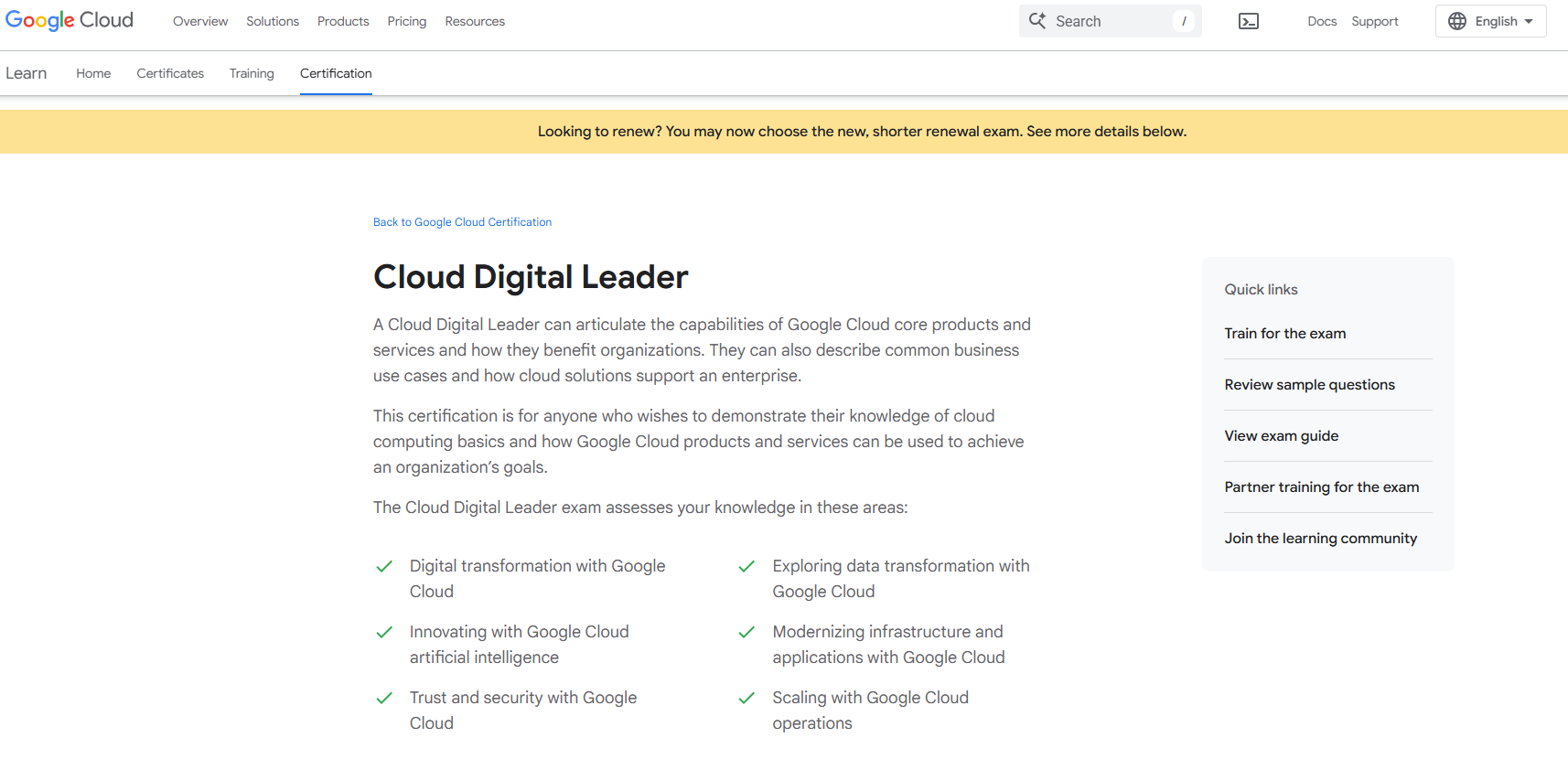 Cloud Digital Leader
