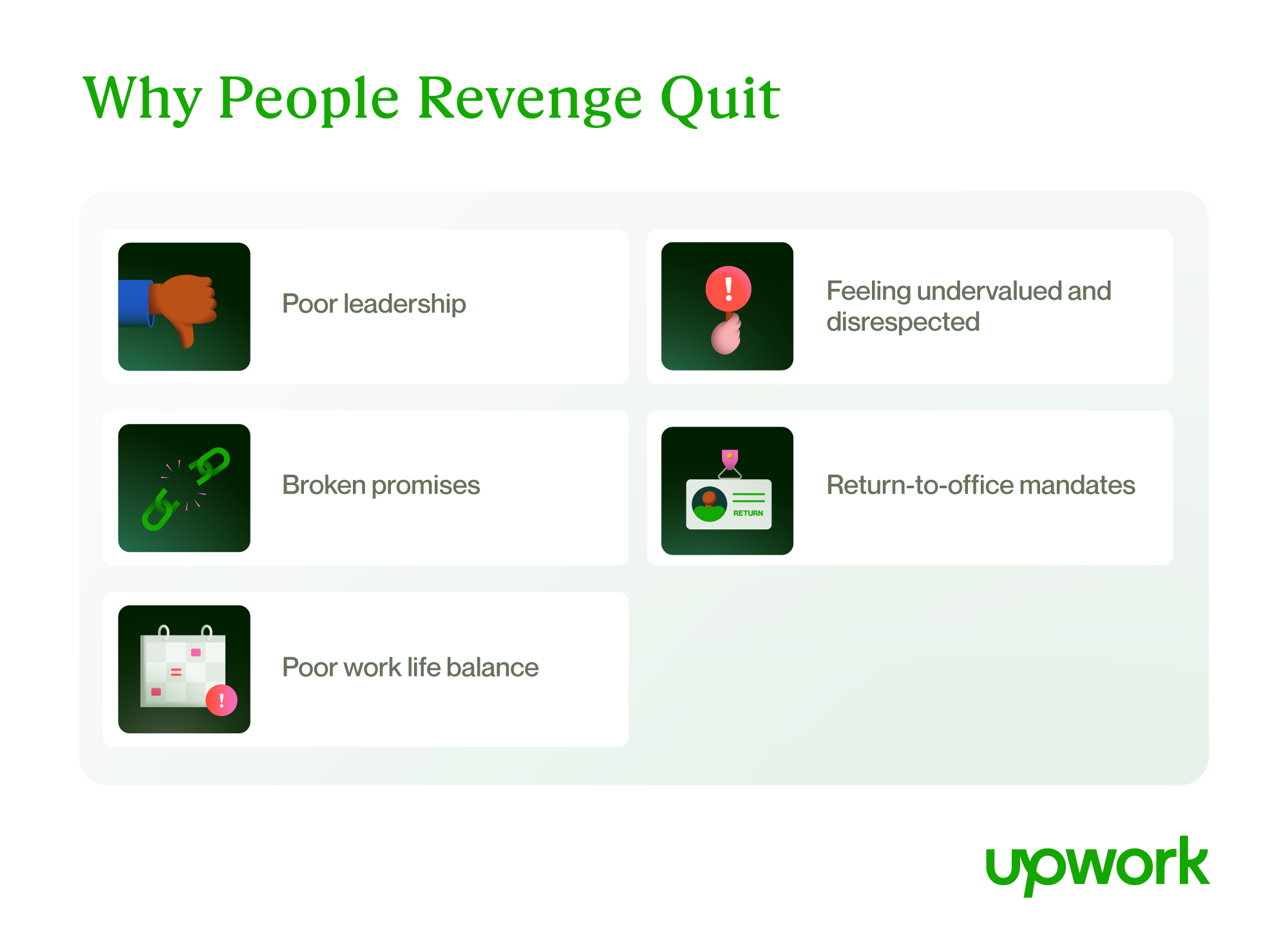 Why people revenge quit