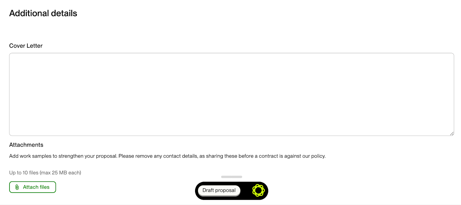 Select << Draft proposal >> to open the Uma chat.