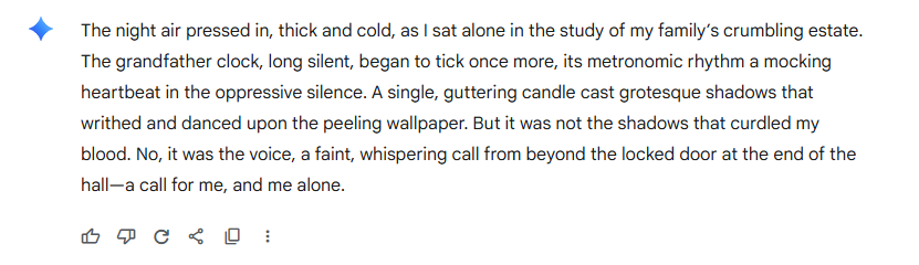 100-word story starter in the style of Edgar Allan Poe.