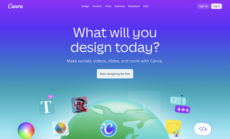 Canva for graphic design