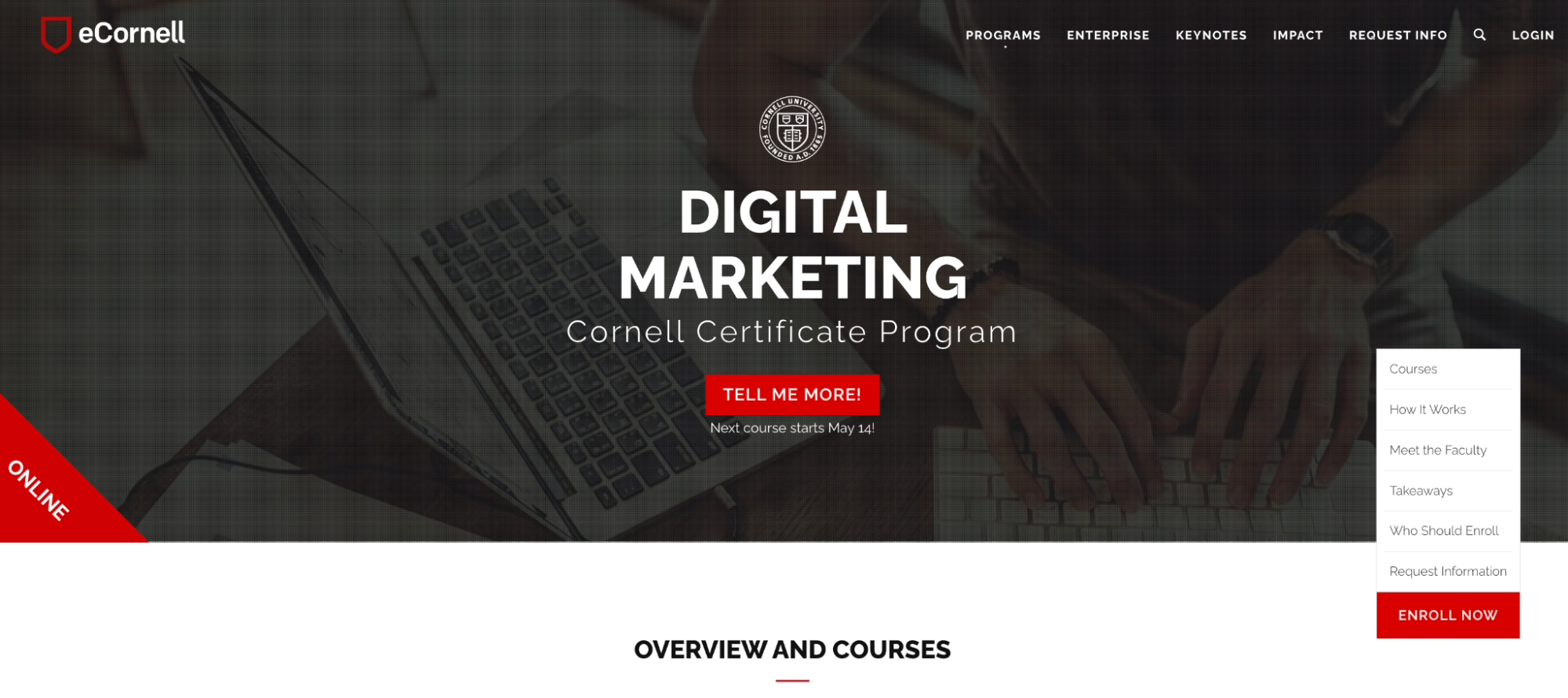 Duke University Digital Marketing Specialist certificate program