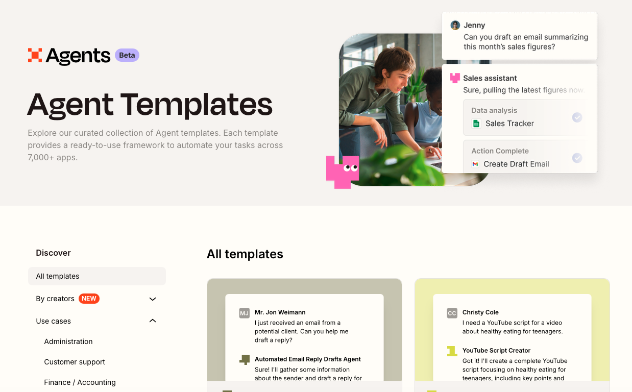 You can even chat with Zapier's AI copilot to have it help you when building complex workflows.