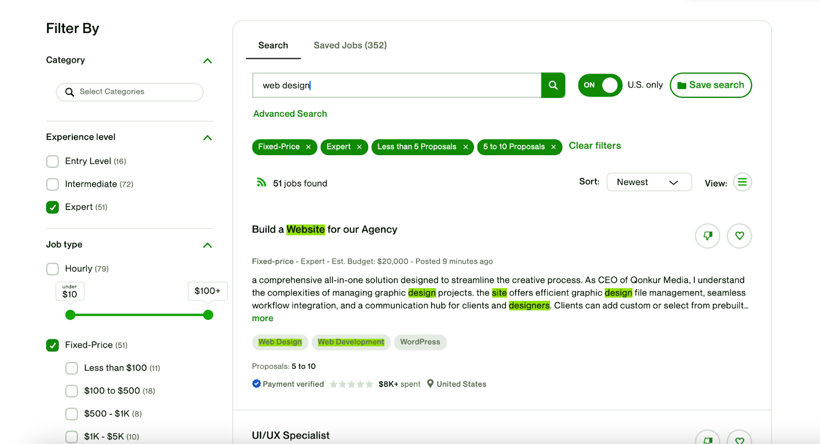Upwork Job Feed