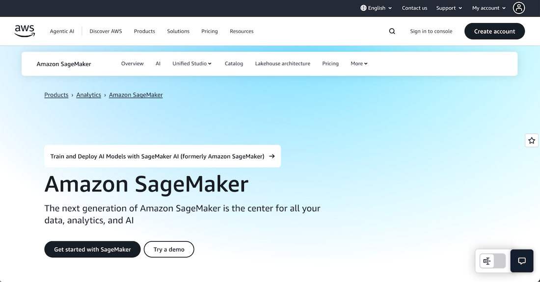 Amazon SageMaker