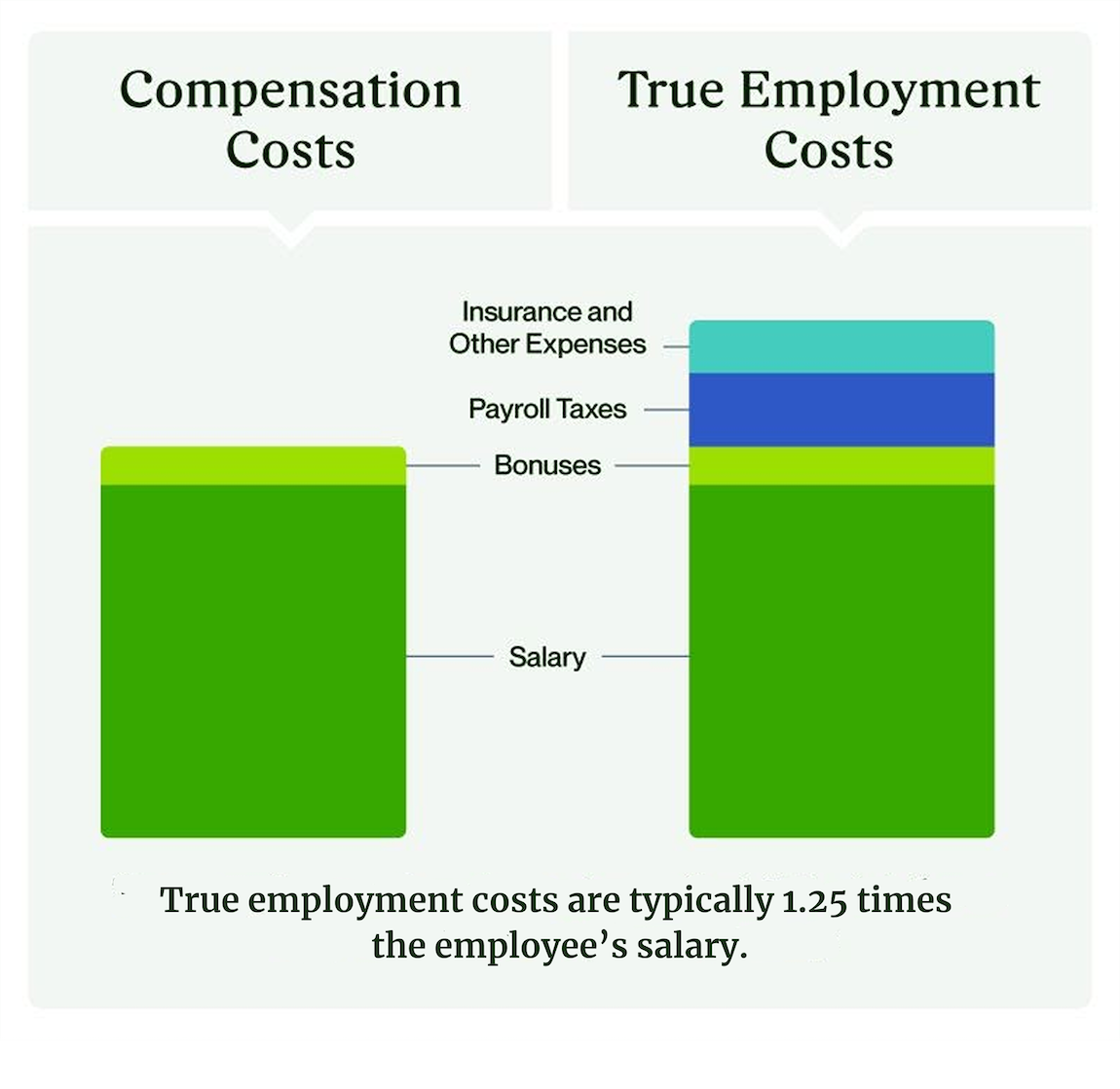 Compensation Costs vs. True Employment Costs
