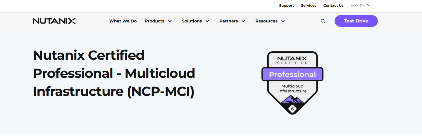 Nutanix certified professional