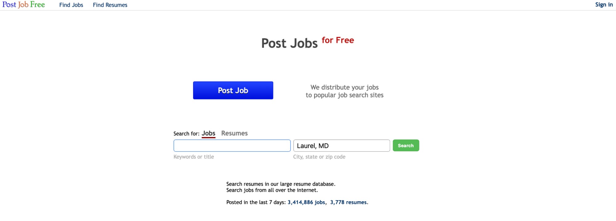 PostJobFree