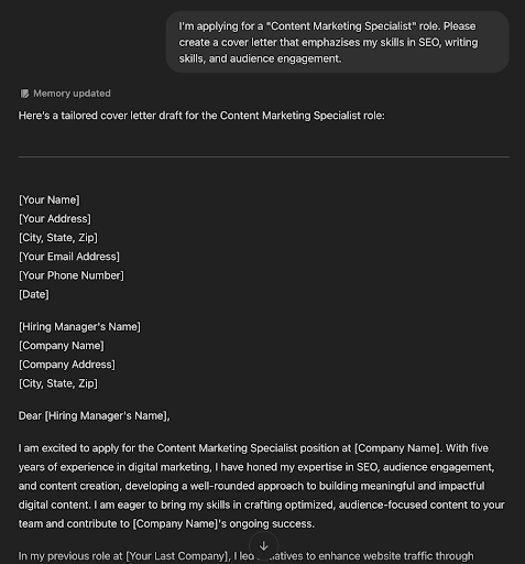 Add job details and requirements
