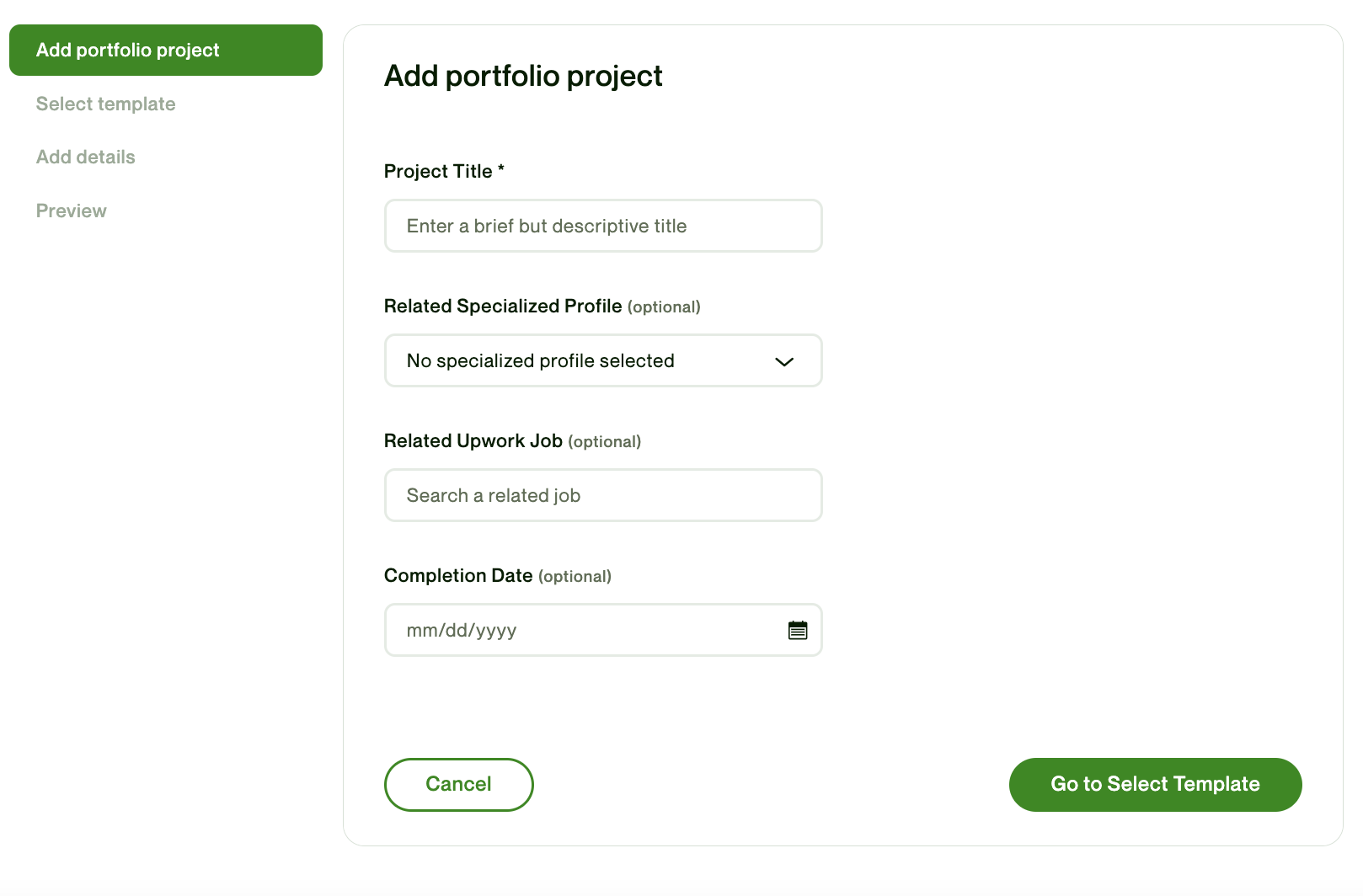 Add portfolio project