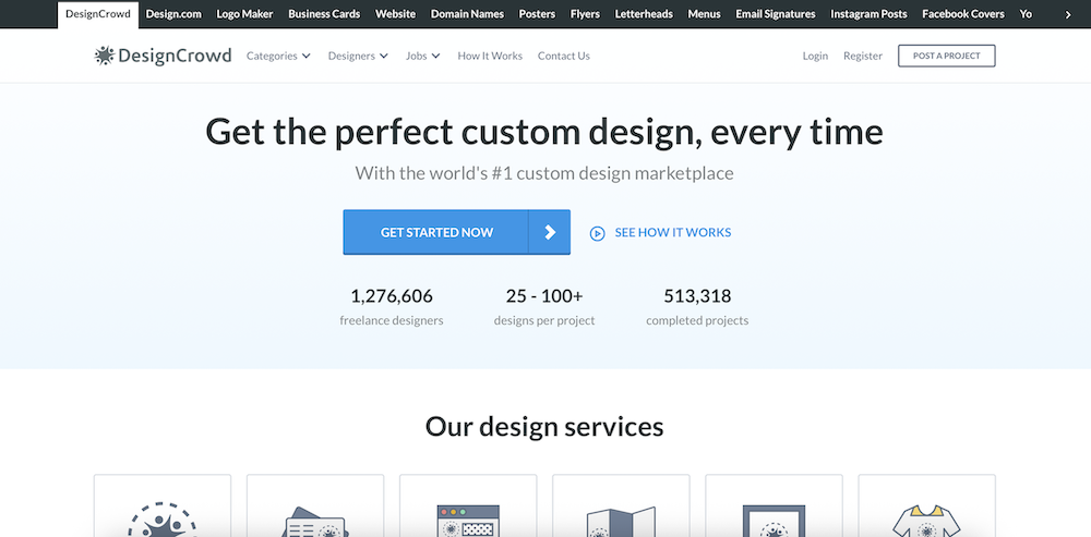 DesignCrowd (for designers)