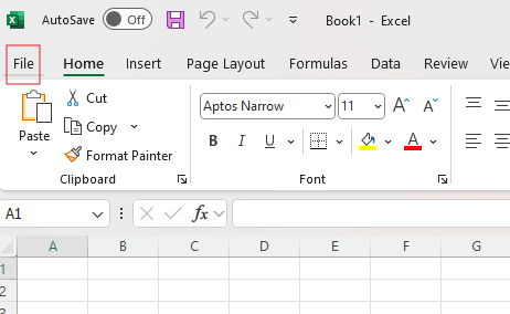Enable the Developer Tab