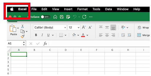 Mac Excel