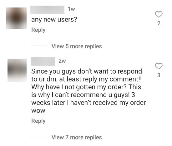 Instagram negative