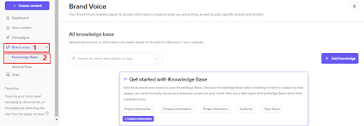 Knowledge Base 1