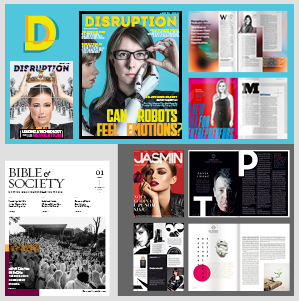 Mateja M magazine designs