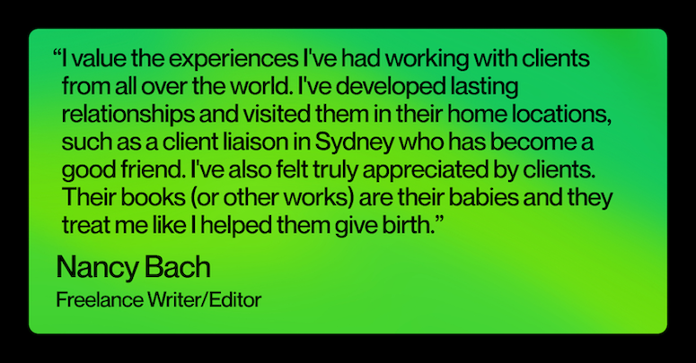 Nancy Bach Quote
