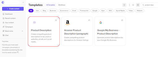 Product description 1