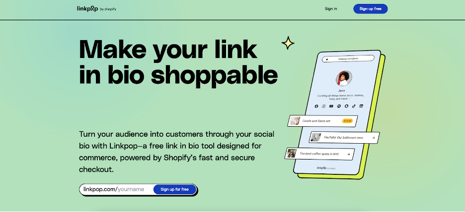 Shopify link
