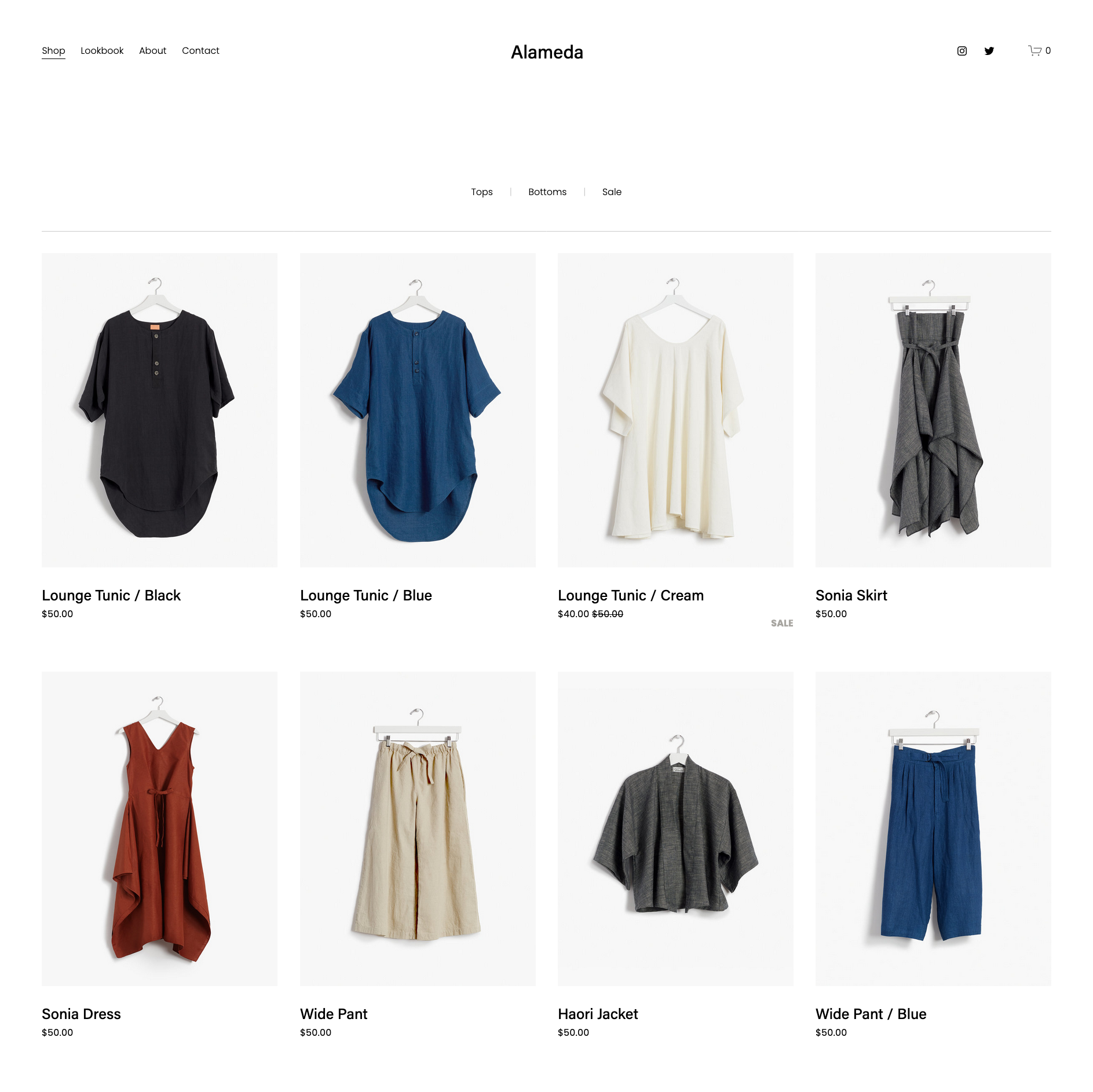 Squarespace store