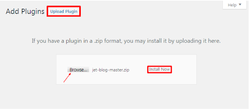 Upload Plugins