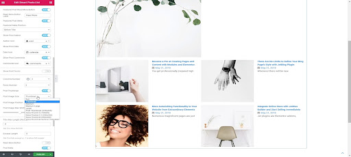 Post Image Size Setting