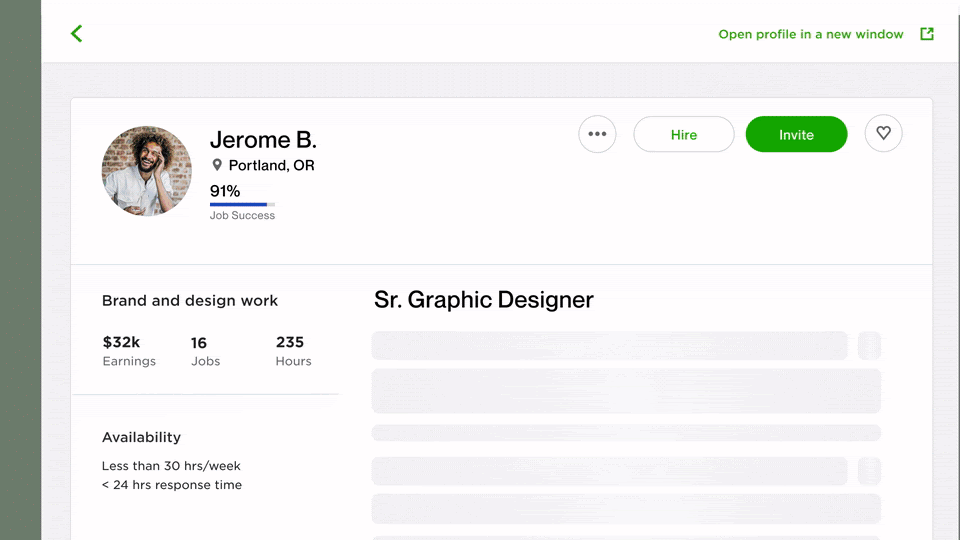 Virtual Talent Bench list feature